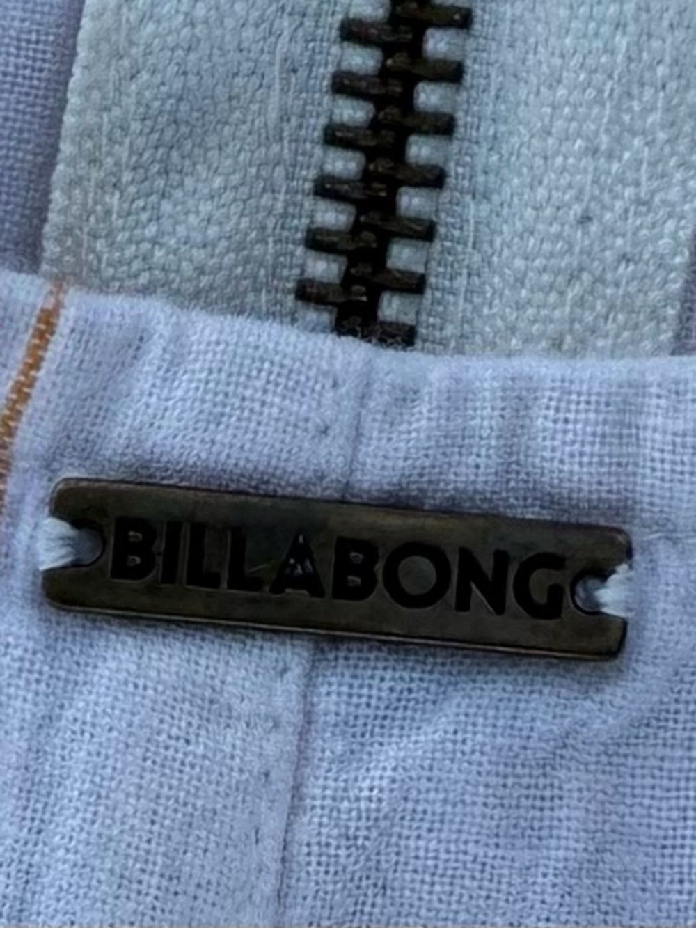 Billabong Cream and Brown Striped Cargo‎ Overalls - Picture 3 of 10